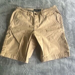 Abercrombie & Fitch Boys Khaki Shorts Size 28 TAN